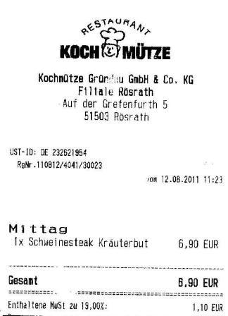 tknh Hffner Kochmtze Restaurant